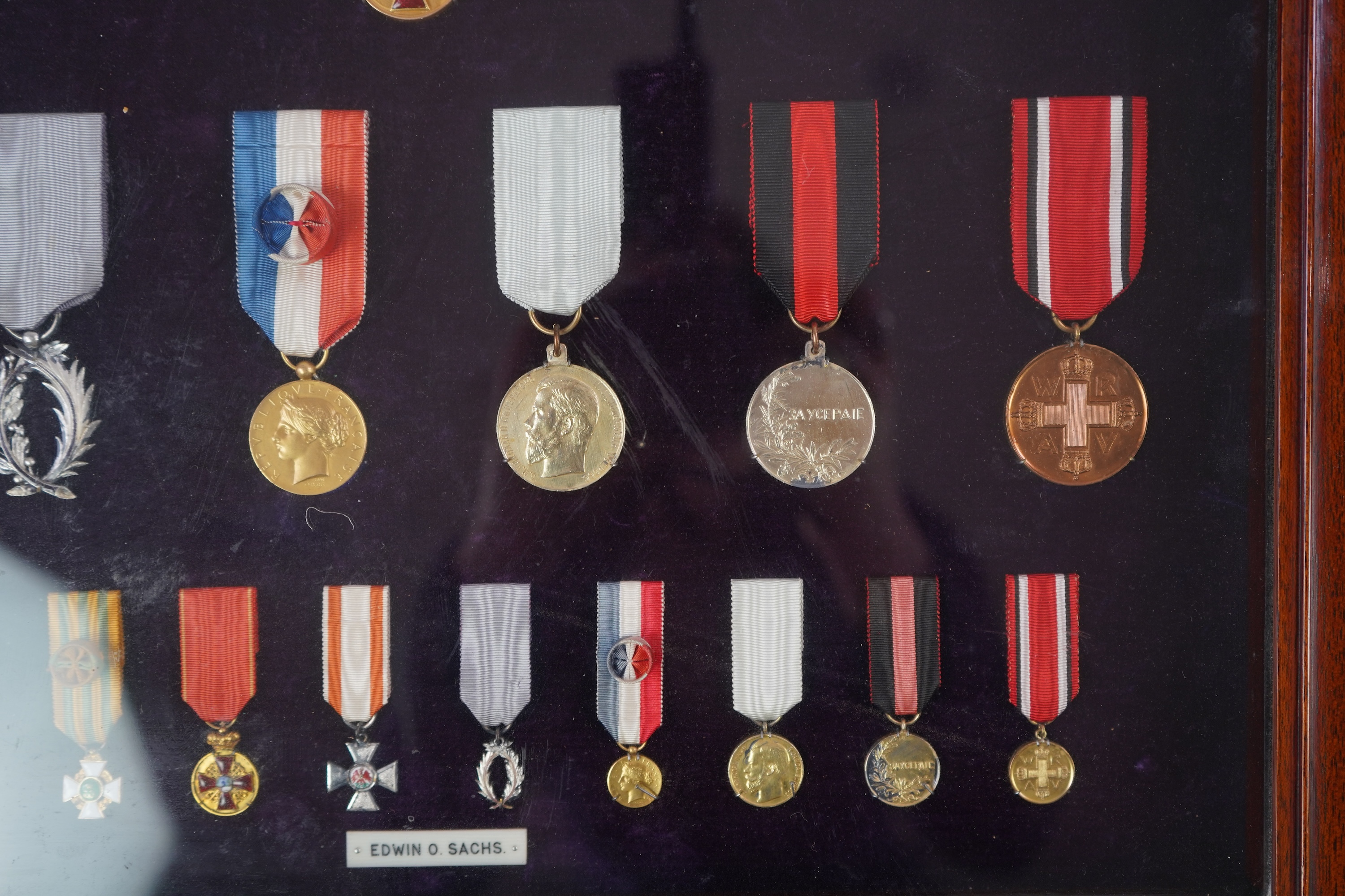 An important group of medals awarded to Edwin Otho Sachs FRSE, FRGS (1870-1919), consisting
